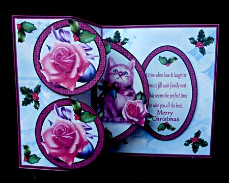 Fold Back Pop-up - Sugar Plum Christmas by Diane  Hitchcox