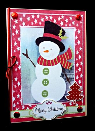 Adorable Snowman with Top Hat A4 by Diane  Hitchcox