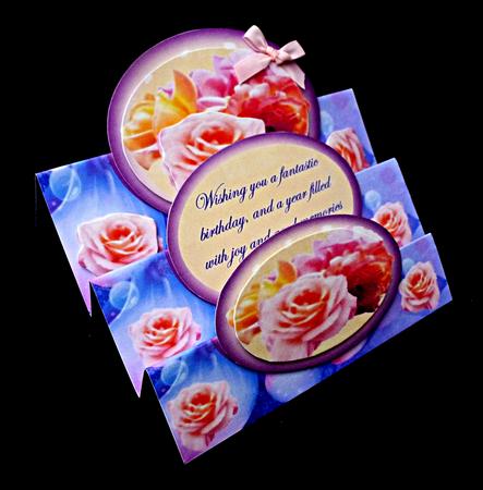 Folde of Roses by Diane  Hitchcox