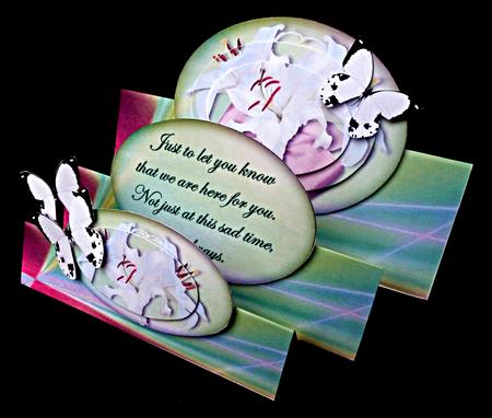 Sympathy Lilies by Diane  Hitchcox