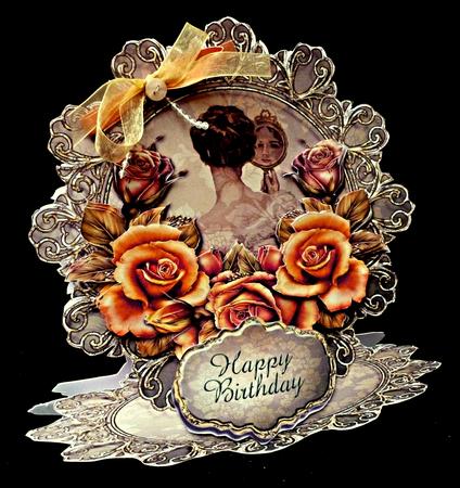 Vintage Roses Mini Kit Plus Gift Card by Diane  Hitchcox