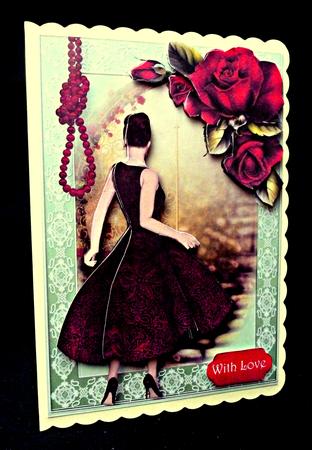 A Stroll in the Rose Garden by Diane  Hitchcox