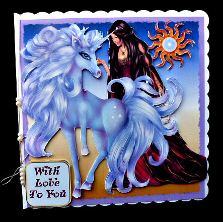 The Lady and the Unicorn by Diane  Hitchcox