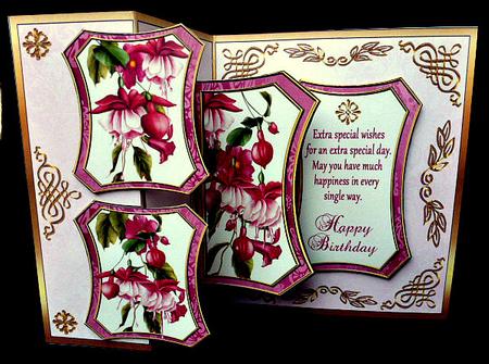 Fold Back Pop-up - Fuchsia by Diane  Hitchcox