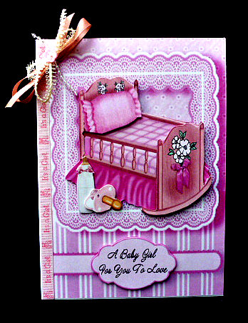 Baby Girl Cot by Diane  Hitchcox