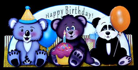 The Birthday Bears L.dl by Diane  Hitchcox