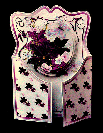 Joy of Spring Shaped Gatefold Card Mini Kit by Diane  Hitchcox