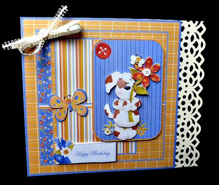 Finneys Garden Card with Decoupage by Diane  Hitchcox