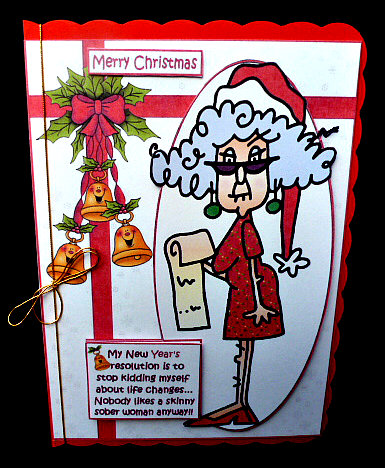 Stella and Her New Year's Resolution Quick Card by Diane  Hitchcox