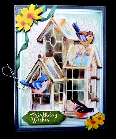 Beautiful Bird House for the Birds by Diane  Hitchcox