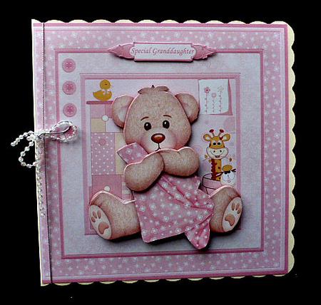 New Baby Girl Baby Blanket 8x8 Mini Kit & Decoupage by Diane  Hitchcox