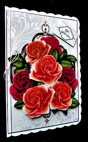 Tropical Sunset Roses Mini Kit by Diane  Hitchcox