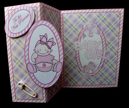 Fold Back - Baby Girl by Diane  Hitchcox