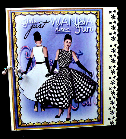 Retro Birthday Gals #3 by Diane  Hitchcox