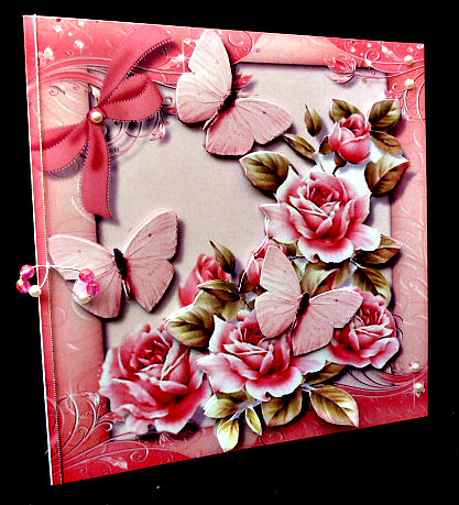 8x8 Mini Kit . Beautiful Soft Pink Roses  by Diane  Hitchcox