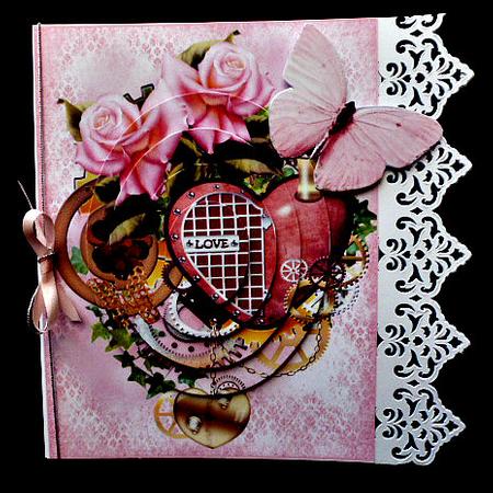 Valentine Steampunk Cluster Pyramid by Diane  Hitchcox