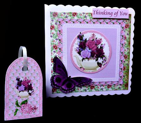 Mix'n'match Mini Kit - Teapot Arrangement by Diane  Hitchcox