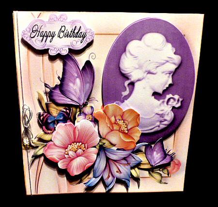 Beautiful Summer Flowers with Cameo 8x8 Mini Kit by Diane  Hitchcox