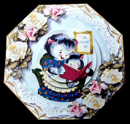 Lovely Octagonal Mother's Day Card by Diane  Hitchcox