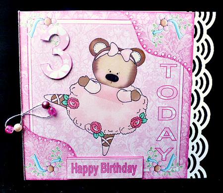 Dancing Ballerina Bear Age 1-9 Toppers by Diane  Hitchcox