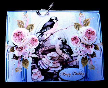 Nesting Birds and Roses with Layers by Diane  Hitchcox