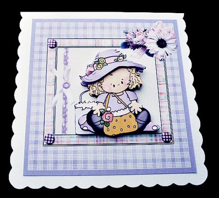 Shopping is Fun Card with Decoupage by Diane  Hitchcox