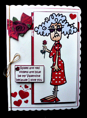 Stella Be My Valentine Quick Card by Diane  Hitchcox
