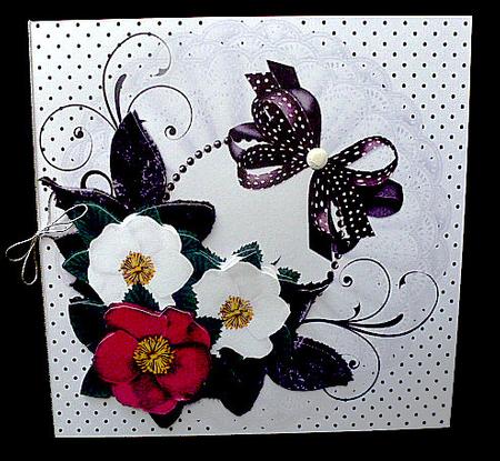 8x8 Beautiful Wild Roses Mini Kit by Diane  Hitchcox