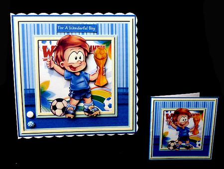 Little Champion Blue Mini Kit by Diane  Hitchcox