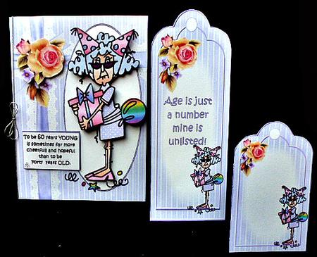 Stella Likes Being 60,70,80,90, Years Young Mini Kit by Diane  Hitchcox