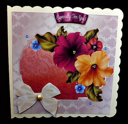 Petunias by Diane  Hitchcox