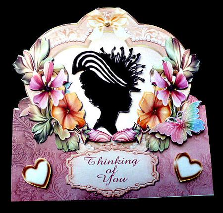Silhouette Birthday Shaped Card Mini Kit by Diane  Hitchcox