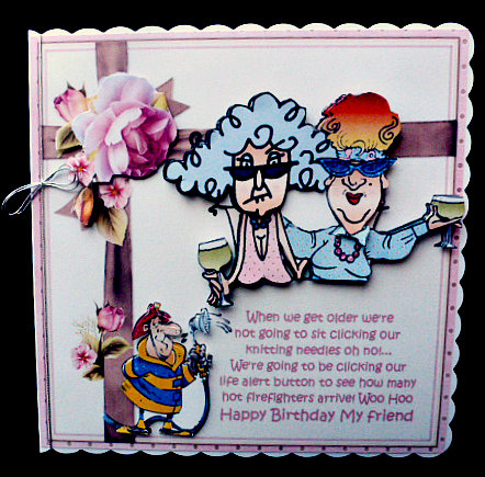 8x8 Stella and Edna When We Get Older Mini Kit by Diane  Hitchcox