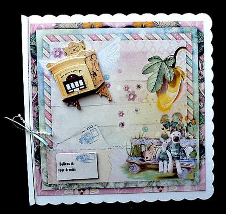 You Are in My Dreams Cardtopper with Inlet 122 by Diane  Hitchcox