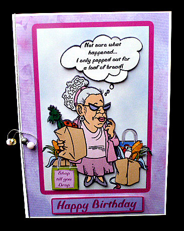 Agnes Goes Shopping - Birthday,mothers Day,any Occasion by Diane  Hitchcox