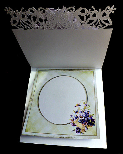 Flower Basket Insert Two by Diane  Hitchcox