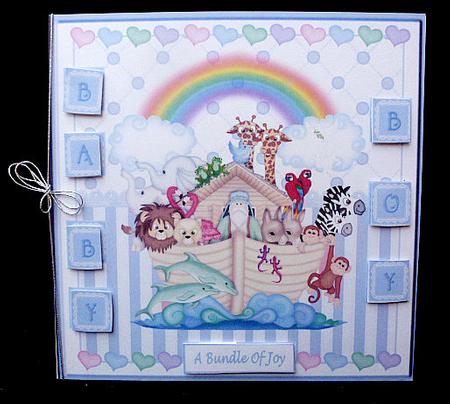 New Baby Boy Decoupage Mini Kit by Diane  Hitchcox