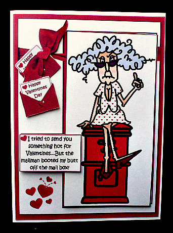 Stella Sending Something Hot for Valentines Quick Card by Diane  Hitchcox