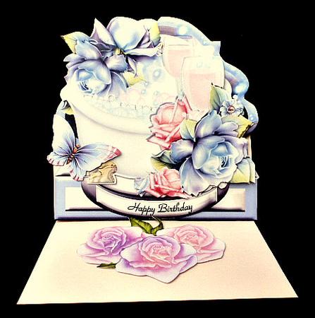 Celebratory Month - Relaxation & Rose Petals by Diane  Hitchcox