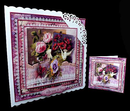 With Love Cardtopper with Inlet 145 by Diane  Hitchcox