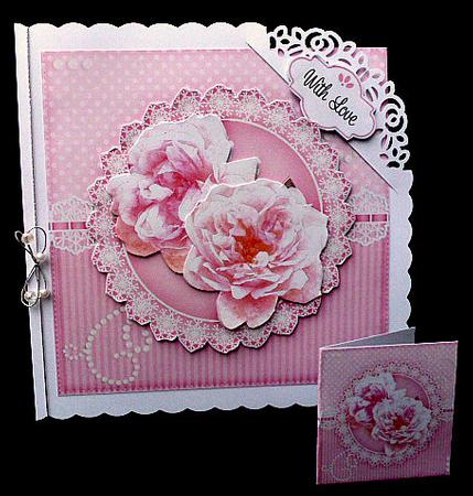 8x8 Roses & Lace a Touch of Elegance Mini Kit 3D Decoupage by Diane  Hitchcox