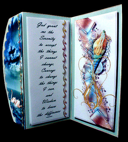 Sunset Tri-fold Card Mini Kit by Diane  Hitchcox