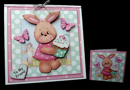 Cupcake Bluebell Mini Kit by Diane  Hitchcox
