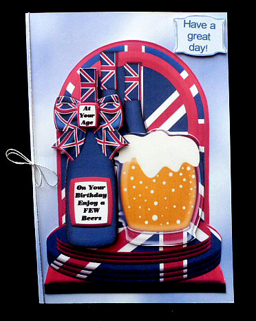 Birthday Beer by Diane  Hitchcox