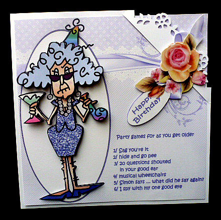 8x8 Stella Has Party Games for Getting Older Mini Kit by Diane  Hitchcox