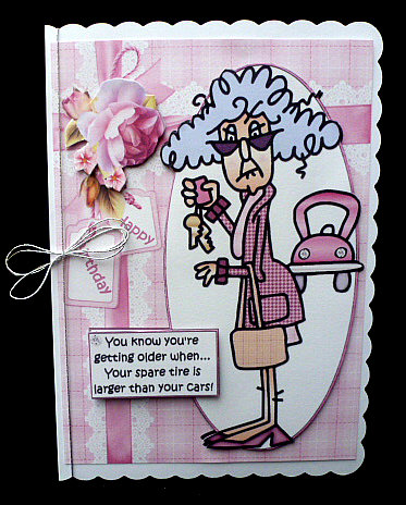 Stella and Her Spare Tire Quick Card by Diane  Hitchcox