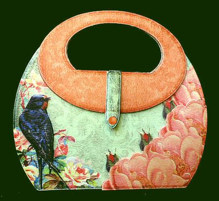 A Little Bird Handbag-card or -box 102 by Diane  Hitchcox