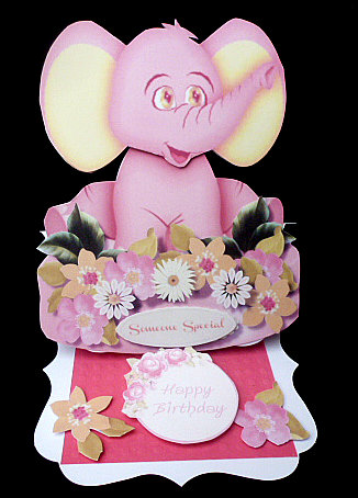 Over the Edege , Ellie in the Flowers  by Diane  Hitchcox