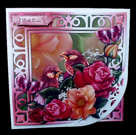 Precious Birds & Roses by Diane  Hitchcox