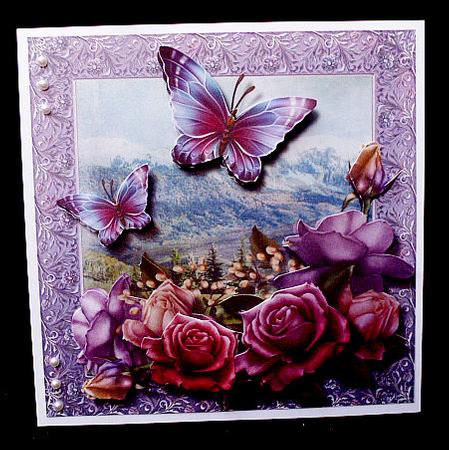 8x8 Mini Kit Butterfly's in the Meadow  by Diane  Hitchcox
